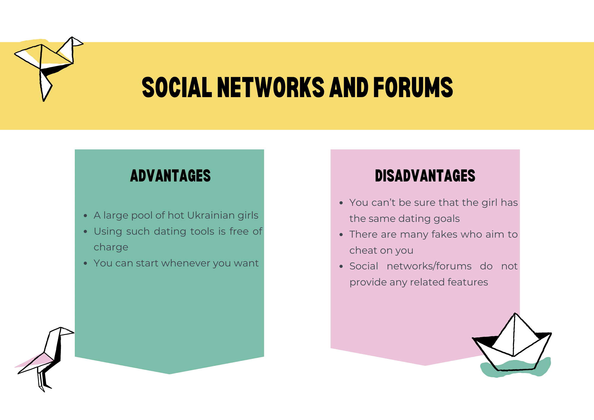 social networks and forum infographic