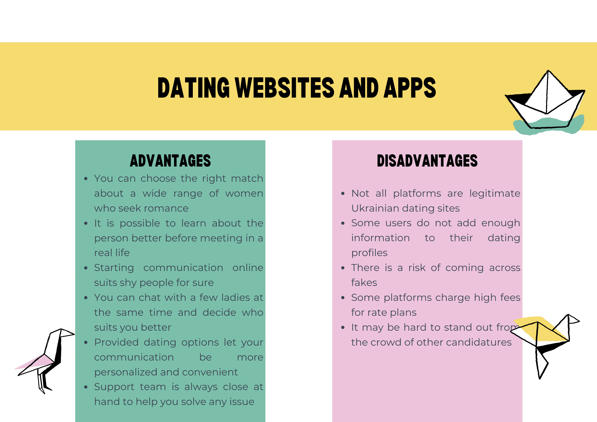dating website and apps infographic