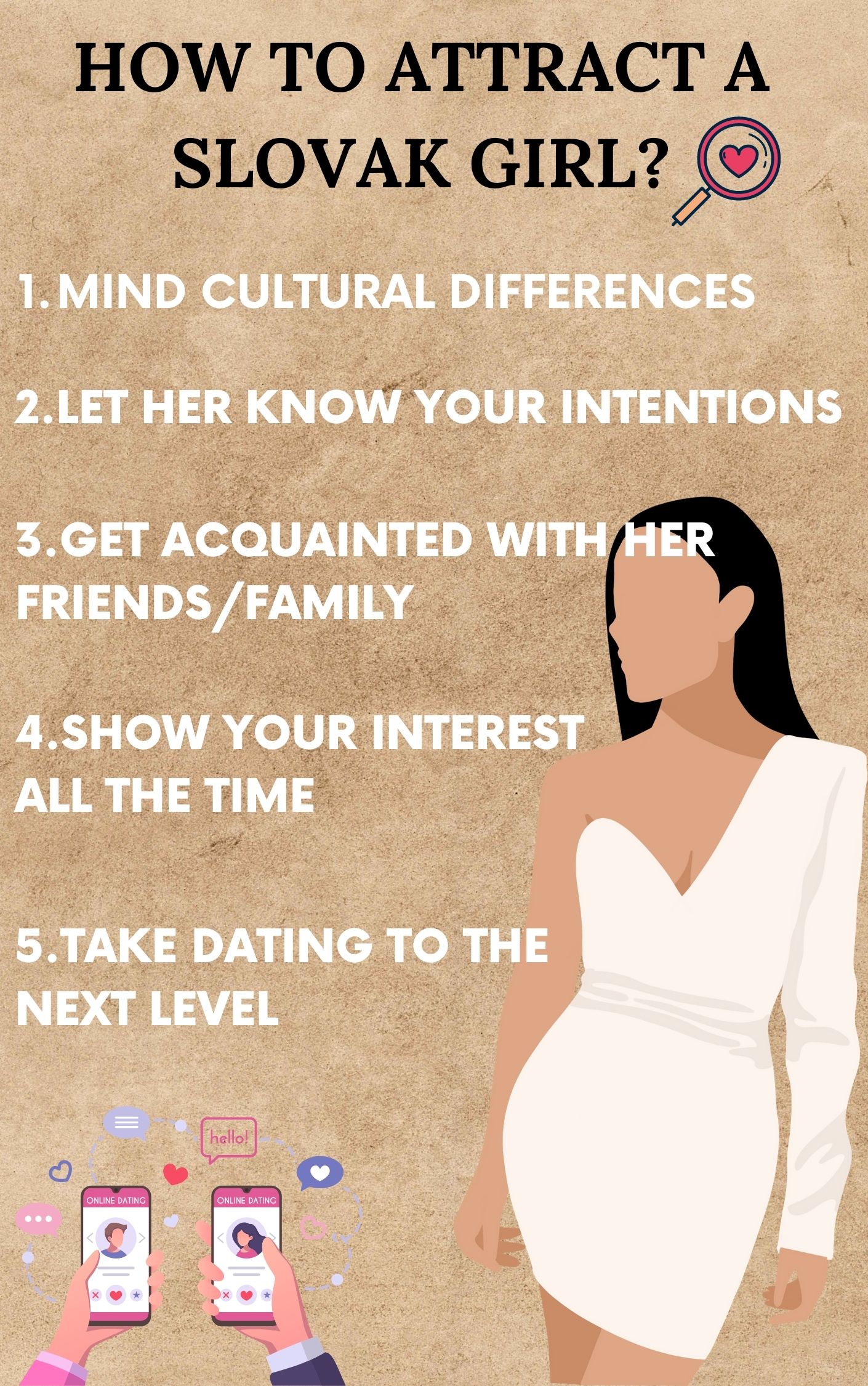 How to Attract a Slovak Girl infographic